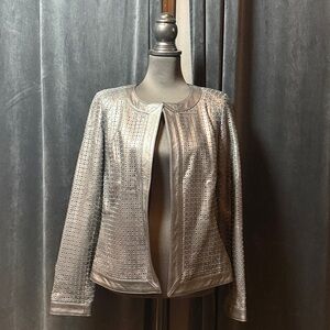 Saks Fifth Avenue Vintage Black Leather Jacket